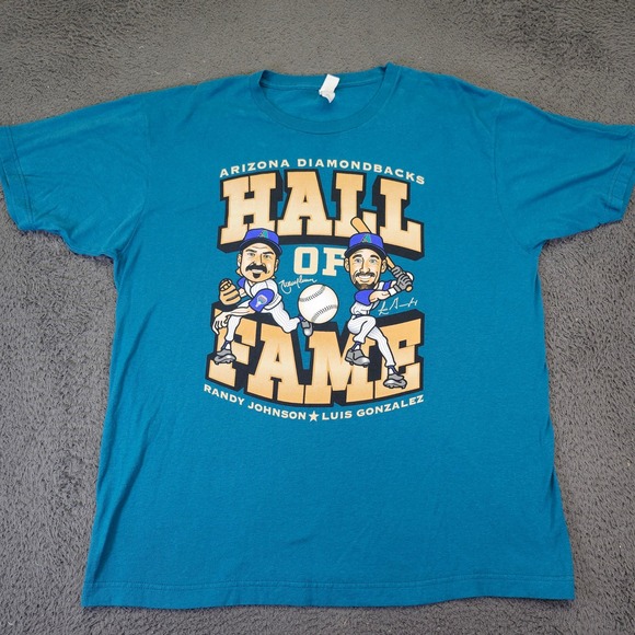Arizona Diamondbacks‎ Hall of Fame Randy Johnson Luis Gonzalez XL Tultex - Picture 1 of 8